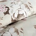 Pościel 140x200 cm bawełniana kolor beżowy, jasnobrązowy z wzorem kwiatowym styl romantyczny SPRING 45