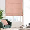 Roleta rzymska DORA - HIT pudrowa z miękkiej tkaniny o welurowej strukturze