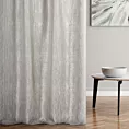 Zasłona szyta na taśmie 5 cm MARVELLA szara z drobnym nieregularnym wzorem