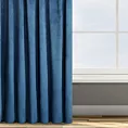 Zasłona welwetowa granatowa 140x270 cm taśma - ROSA - Design 91