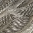Firana naturalna z rysunkiem poziomych nitek na błyszczącym tle 140x250 cm przelotka RACHEL