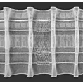 Taśma marszcząca tunelowa OŁÓWEK do firan i zasłon, marszczenie 1:2