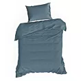 Pościel 140x200 cm gładka z satyny bawełnianej kolor petrol DINA Diva Line