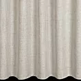 Zasłona beżowa o płóciennym splocie z efektem melanżu 125x270 cm (wymiar podany na gotowo) system flex - JULA