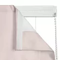 Roleta rzymska ENYA jasnoróżowa z miękkiej półmatowej tkaniny welwetowej