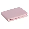Prześcieradło jersey z gumką 90x200 cm z bawełny kolor pudrowy róż 125 g/m2 Design 91