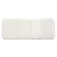 Ręcznik kąpielowy 50x90 cm bawełniany kolor kremowy z żakardową bordiurą 500 g/m2 KAYA
