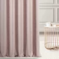 Zasłona szyta na taśmie 5 cm ciemnoróżowa z miękkiej tkaniny o welurowej strukturze