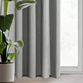 Zasłona szara z gładkiej tkaniny zaciemniającej typu - BLACKOUT 135x250 cm przelotka - PARISA - Design 91