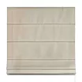 Roleta rzymska SAFARI kremowa z miękkiej welwetowej tkaniny z połyskiem