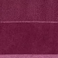 Ręcznik kąpielowy 70x140 cm bawełniany kolor amarantowy z bordiurą z weluru 500 g/m2 LUCY