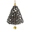 Ozdoba choinkowa DZWONEK z lśniącymi cekinami