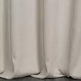 Zasłona beżowa zaciemniająca o strukturalnym wzorze 135x250 cm przelotka - CARLO
