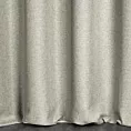 Zasłona szyta na taśmie 8 cm kremowa z tkaniny trudnopalnej, zaciemniającej, typu blackout z efektem melanżu