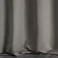 Zasłona szyta na taśmie 5 cm popielata z gładkiej tkaniny zaciemniającej typu dimout