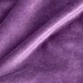 Zasłona szyta na taśmie 5 cm WALDO fioletowa ze szlachetnej grubej tkaniny welwetowej o gramaturze 400g/m2