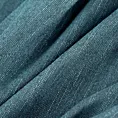 Zasłona szyta na taśmie 5 cm ciemnoniebieska z tkaniny o naturalnym splocie z efektem melanżu
