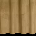 Zasłona welwetowa ciemnobeżowa, troczek w zestawie 140x270 cm przelotka - ANTARA