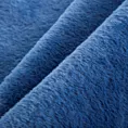 Narzuta dwustronna z przyjemnego futerka i tkaniny barankowej granatowa 220x240 cm NINA Eurofirany Premium