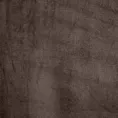 Roleta rzymska ciemnobrązowa z miękkiej półmatowej tkaniny welwetowej