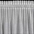 Zasłona srebrna z siateczki 140x270 cm taśma - ALEKSA