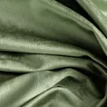 Poszewka szyta oliwkowa z miękkiej tkaniny welwetowej