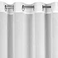 Firana biała z lekkiej tkaniny szyfonowej z delikatnym połyskiem 295x160 cm przelotka ARLETA