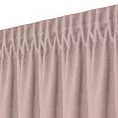 Zasłona różowa z tkaniny welurowej 340x280 cm taśma - Dora