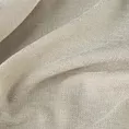 Zasłona jasnobeżowa z szenilowej tkaniny o strukturalnym splocie 140x270 cm taśma - VANI