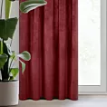 Zasłona ciemnobordowa z ekskluzywnego aksamitnego welwetu 290 g/m2 140x270 cm taśma - RIA - Diva Line - kolekcja AMAROSA