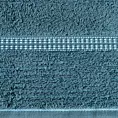 Ręcznik kąpielowy 50x90 cm bawełniany kolor ciemnoniebieski z bordiurą w paseczki 450 g/m2 TAYLOR Ella Line