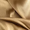 Zasłona szyta na taśmie 5 cm złota z tkaniny strukturalnej z delikatnym połyskiem
