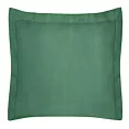 Poszewka na poduszkę 40x40 cm bawełniana butelkowa zieleń z satynowym połyskiem NOVA COLOUR