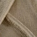 Zasłona szyta na taśmie 5 cm beżowa z tkaniny melanżowej przetykanej błyszczącą nicią