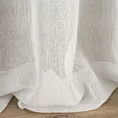 Dekoracja okienna biała z błyszczącą nicią 140x250 cm przelotka - FELICIA