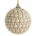 Bombka choinkowa zdobiona perełkami