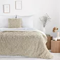 Koc z przyjemnego futerka 130x170 cm beżowy ADORE