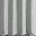 Zasłona szyta na taśmie fala srebrna tkanina o naturalnym charakterze z efektem melanżu