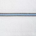 Ręcznik do rąk 30x50 cm bawełniany kolor biały w kontrastujące pasy 500 g/m2 TRIS