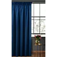 Zasłona welwetowa granatowa gładka 140x270 taśma - SIBEL - Pierre Cardin