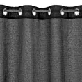 Zasłona czarna z moherowej tkaniny 140x250 cm przelotka - AGIS