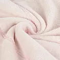 Ręcznik kąpielowy 70x140 cm bawełniany kolor różowy z welwetową ozdobną bordiurą 500 g/m2 MARI
