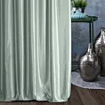 Zasłona szyta na taśmie 5 cm AMAYA miętowa z jednokolorowej gładkiej tkaniny