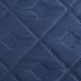 Narzuta granatowa 200x220 cm z geometrycznym wzorem wykonana techniką hot press ALARA 6 Design 91