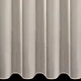 Firana szyta na taśmie 5 cm kremowa z delikatnej matowej tkaniny w drobną krateczę nie wymagającej prasowania, wykończonej obciążnikiem