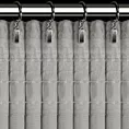 Zasłona stalowo, srebrna welwetowa z nakrapianym nadrukiem 135x270 cm taśma - AVENA
