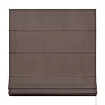 Roleta rzymska brązowa z miękkiej tkaniny z efektem melanżu