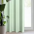 Zasłona jasnozielona z matowej gładkiej tkaniny 140x250 cm przelotka - RITA