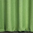 Zasłona szyta na taśmie 8 cm jasnozielona z tkaniny trudnopalnej, zaciemniającej, typu blackout z efektem melanżu