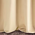 Zasłona welwetowa kremowa gładka 140x250 cm przelotka - PIERRE